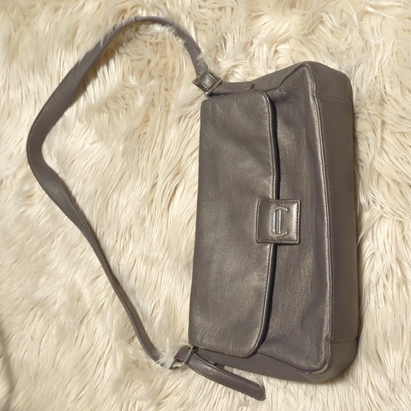 Grey Etienne Aigner shoulder bag purse - Picture 1 of 10
